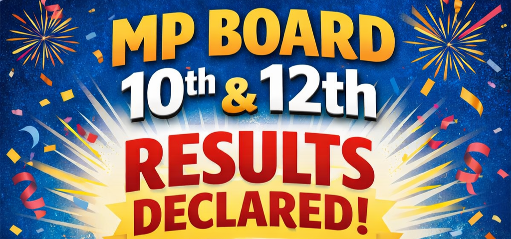 mp board results declared