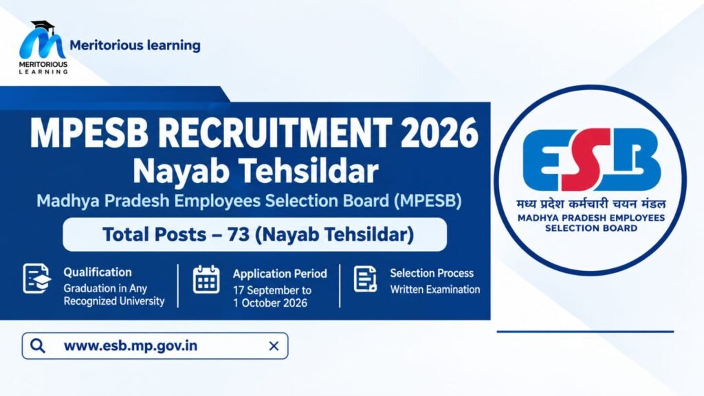 mpesb nayab tehlsildar